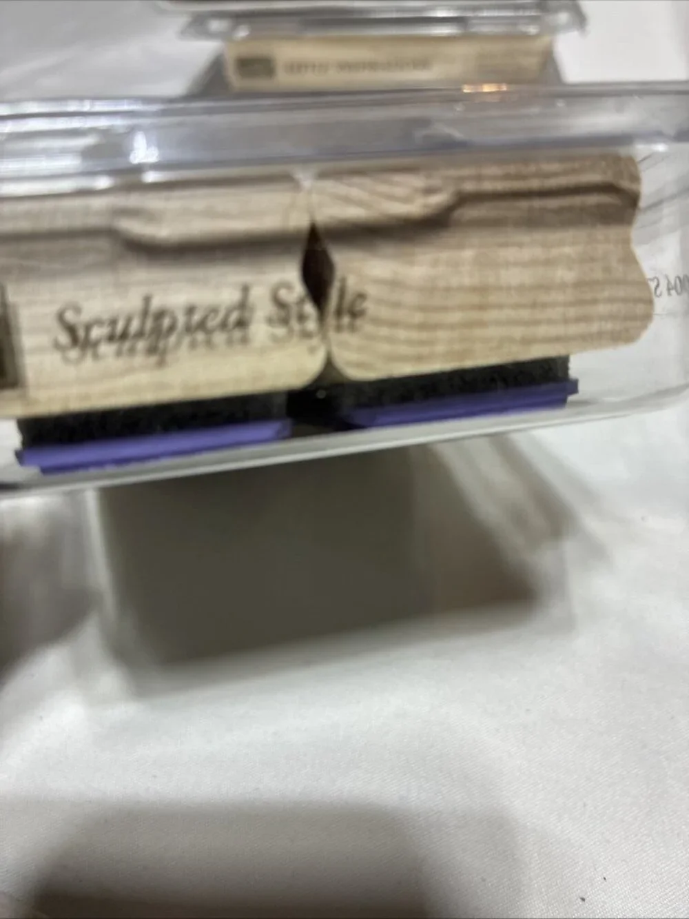 New Factory Sealed 2004 Stampin ‘Up ! “sculpture Style “floral Scroll Set Of 4
